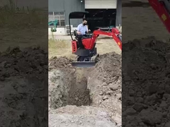 1.5 tonnes Mini Excavateur à chenille Petite micro-excavatrice