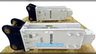 Brise-roche pour excavatrice, puissance 140 bars